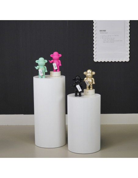 Statuette déco Singe Loose dopamine Hauteur 19 cm Résine Doré The Legend 