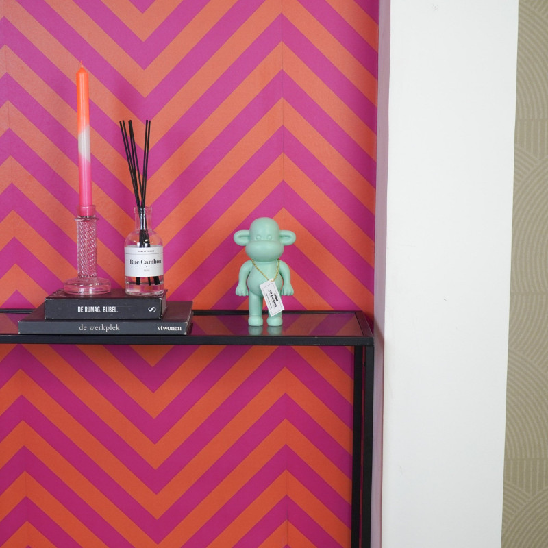 Statuette déco Singe Pop dopamine Hauteur 19 cm Résine Vert menthe The Legend 