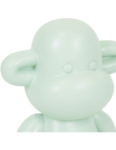 Statuette déco Singe Pop dopamine Hauteur 19 cm Résine Vert menthe The Legend 