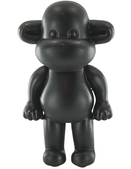 Statuette déco Singe Pop dopamine Hauteur 19 cm Résine Noir The Legend 