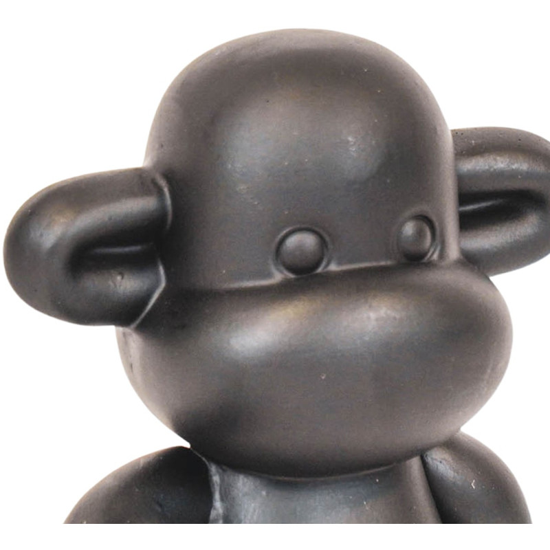 Statuette déco Singe Pop dopamine Hauteur 19 cm Résine Noir The Legend 