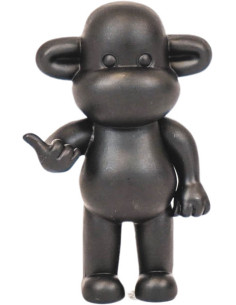 Statue déco Singe Loose dopamine Hauteur 35 cm Résine Noir The Legend 