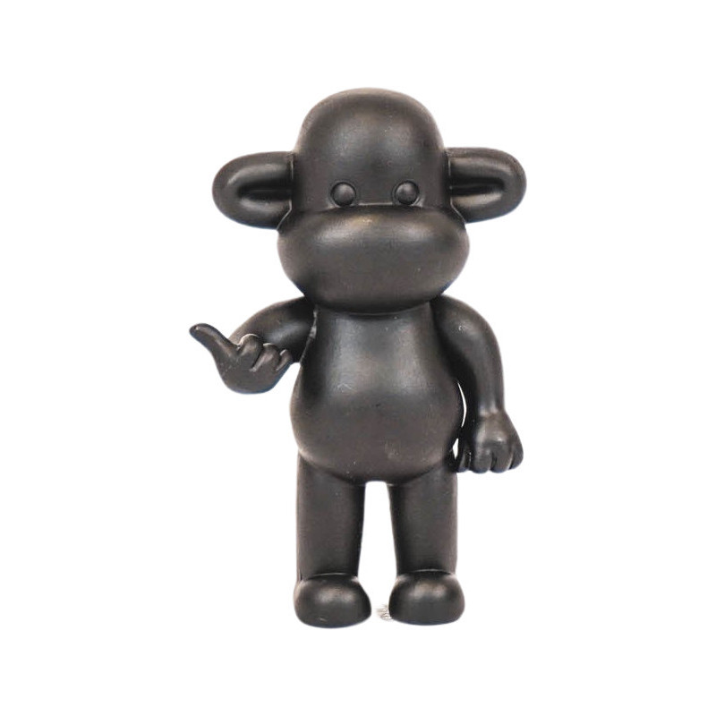 Statue déco Singe Loose dopamine Hauteur 35 cm Résine Noir The Legend 