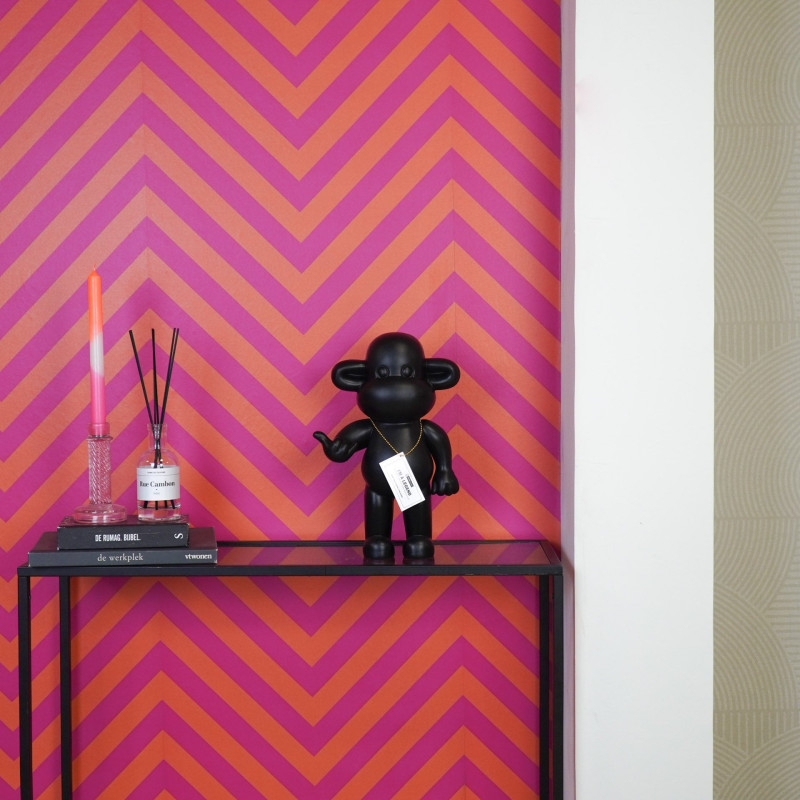 Statue déco Singe Loose dopamine Hauteur 35 cm Résine Noir The Legend 