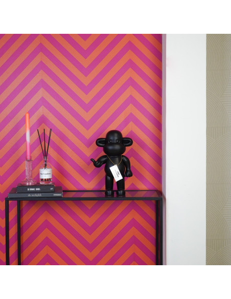 Statue déco Singe Loose dopamine Hauteur 35 cm Résine Noir The Legend 