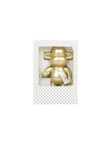 Statue déco Singe Loose dopamine Hauteur 35 cm Résine Doré The Legend 