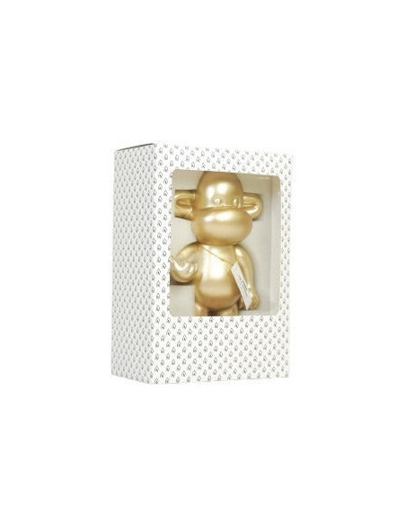Statue déco Singe Loose dopamine Hauteur 35 cm Résine Doré The Legend 