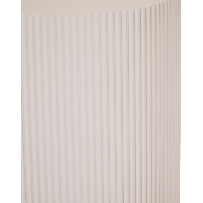 Sellette haute moderne Piédestal Cylindrique Hauteur 65 cm Bois MDF Sable Pillar 