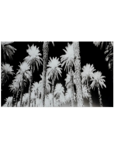 Grand tableau original sur verre Palmiers 120x70 en Verre trempé Sari