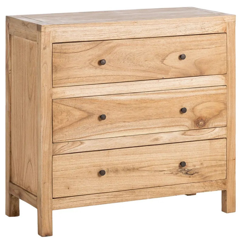 Commode rustique chic 3 tiroirs en...