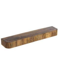 Console murale suspendue Arrondie 75 cm Bois de manguier Miel Savia 