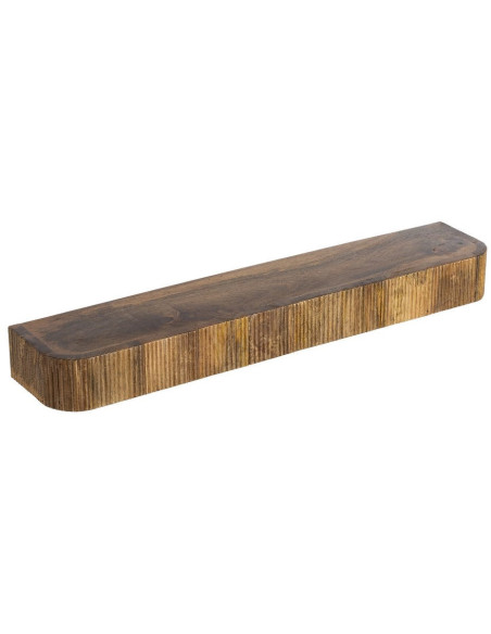 Console murale suspendue Arrondie 75 cm Bois de manguier Miel Savia 