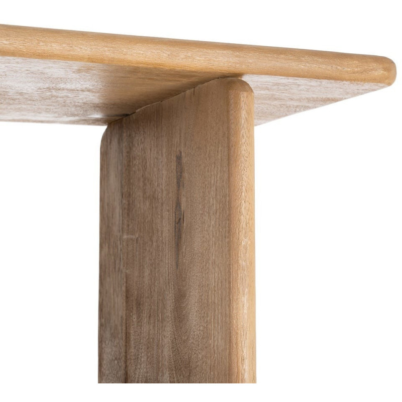 Grande Étagère asymétrique Wabi-sabi 6 niveaux Bois de manguier Naturel Eje 