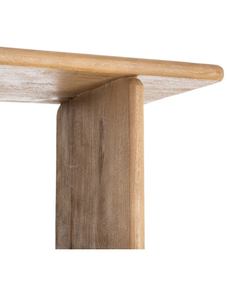 Grande Étagère asymétrique Wabi-sabi 6 niveaux Bois de manguier Naturel Eje 