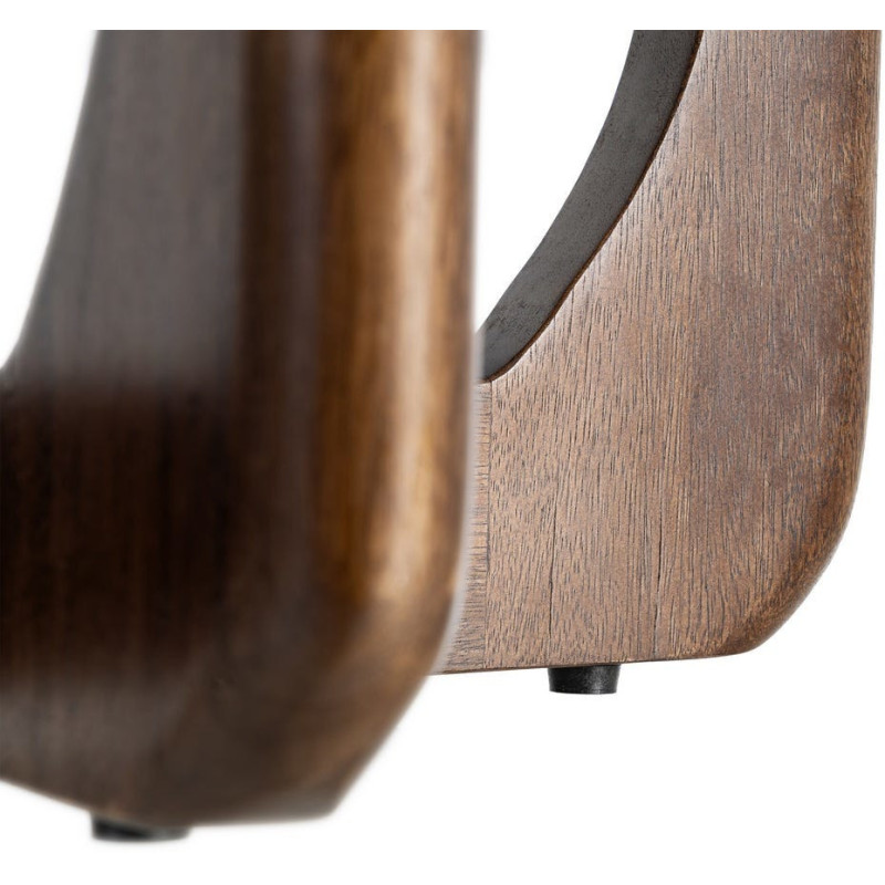 Table basse moderne Japandi Carrée 80 cm Bois de manguier Naturel Umbral 