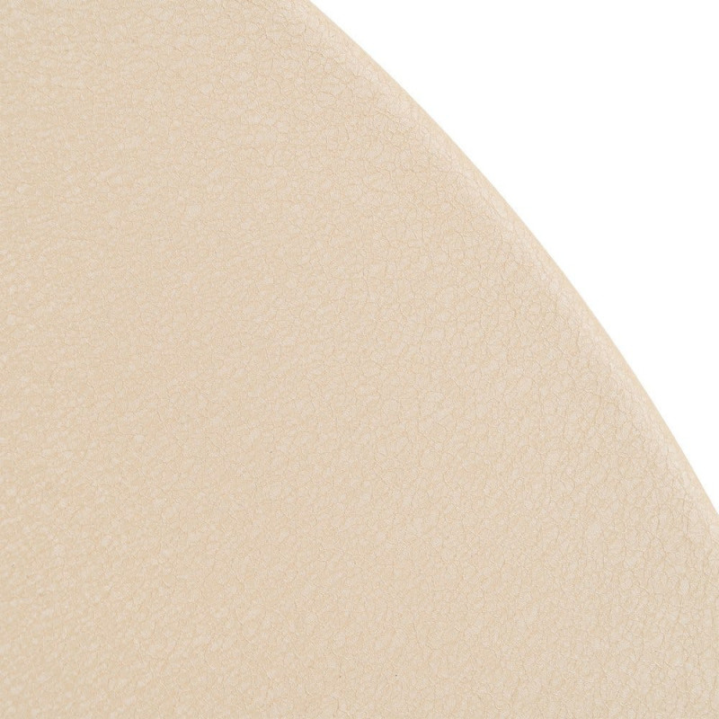 Table basse moderne chic Ronde 60 cm Métal Taupe Sandra 