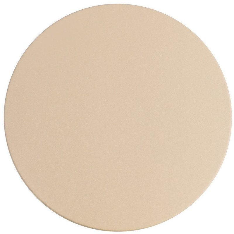 Table basse moderne chic Ronde 60 cm Métal Taupe Sandra 