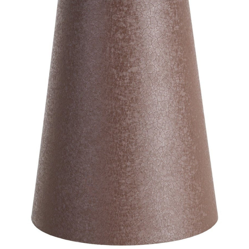 Sellette haute moderne chic Ronde 50 cm Métal Marron Kindra 