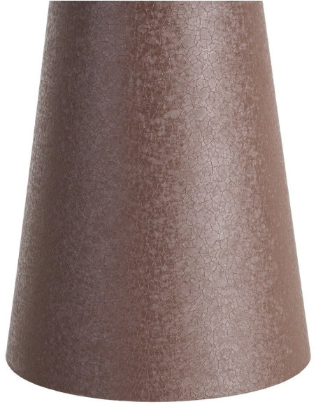 Sellette haute moderne chic Ronde 50 cm Métal Marron Kindra 