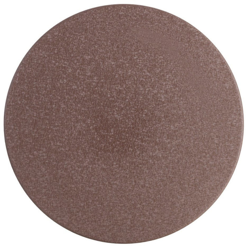 Sellette haute moderne chic Ronde 50 cm Métal Marron Kindra 