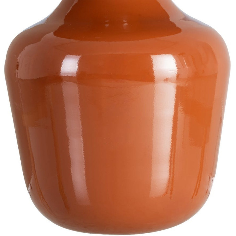 Table d'appoint design chic Ronde 38 cm Métal Terracotta Princia 