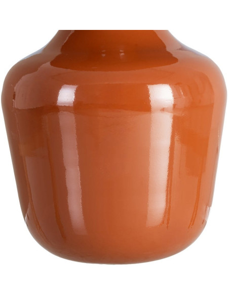 Table d'appoint design chic Ronde 38 cm Métal Terracotta Princia 