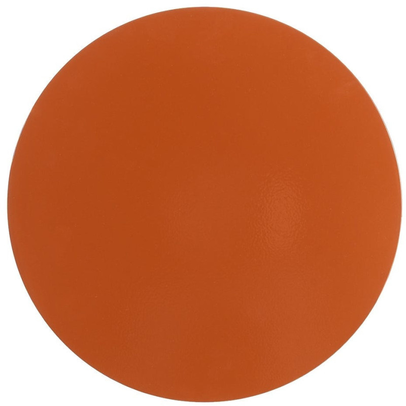Table d'appoint design chic Ronde 38 cm Métal Terracotta Princia 