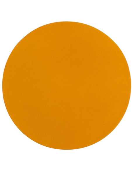 Table d'appoint design chic Ronde 38 cm Métal Jaune moutarde Elsia 