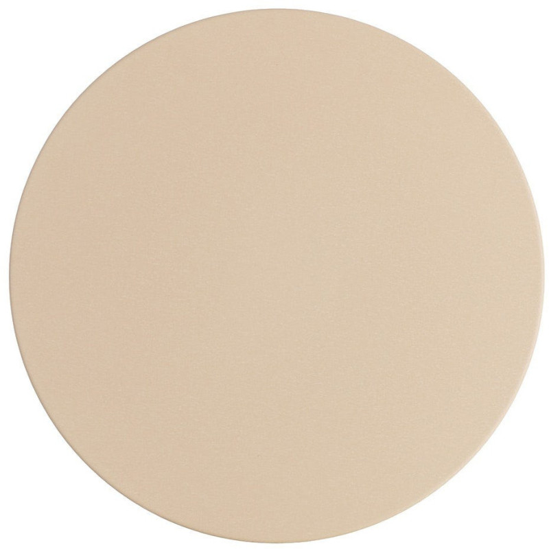 Table d'appoint moderne chic Ronde 58 cm Métal Beige Alba 