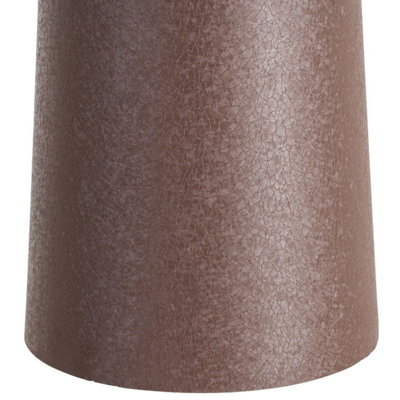 Table d'appoint moderne chic Ronde 45 cm Métal Marron Nido 