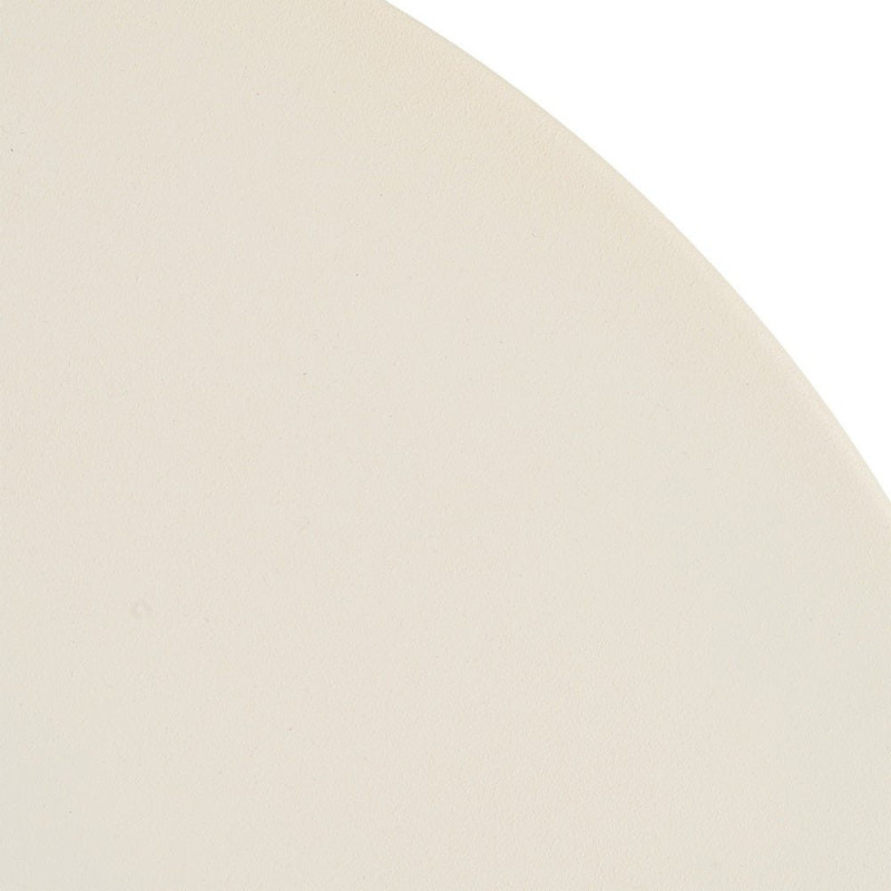 Table basse organique chic Ronde 60 cm Métal Beige Calma 