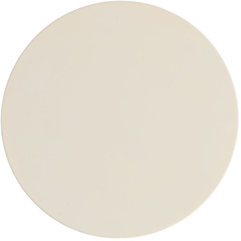 Table basse organique chic Ronde 60 cm Métal Beige Calma 