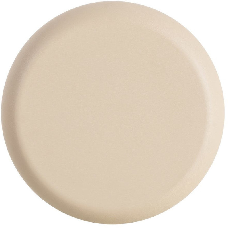 Table d'appoint organique chic Ronde 46 cm Métal Beige Ola 