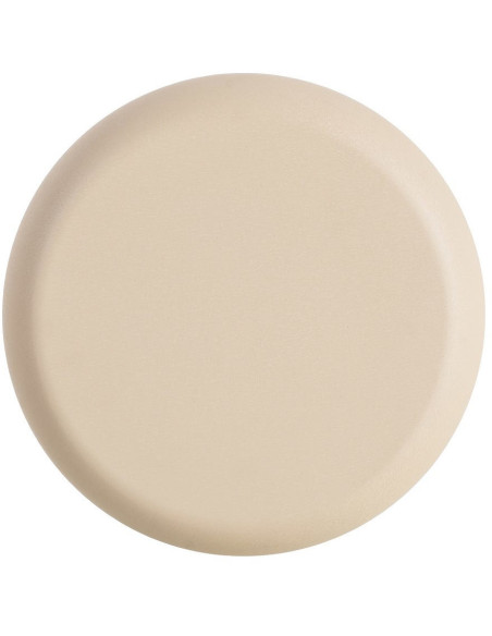 Table d'appoint organique chic Ronde 46 cm Métal Beige Ola 