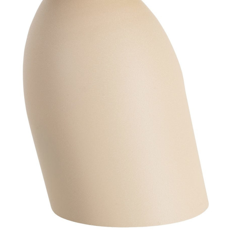 Table d'appoint originale chic Ronde 46 cm Métal Beige Bruma 