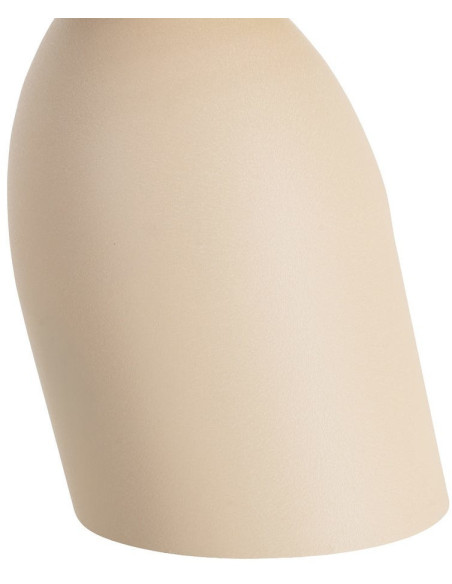 Table d'appoint originale chic Ronde 46 cm Métal Beige Bruma 