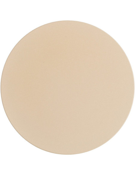 Table d'appoint originale chic Ronde 46 cm Métal Beige Bruma 