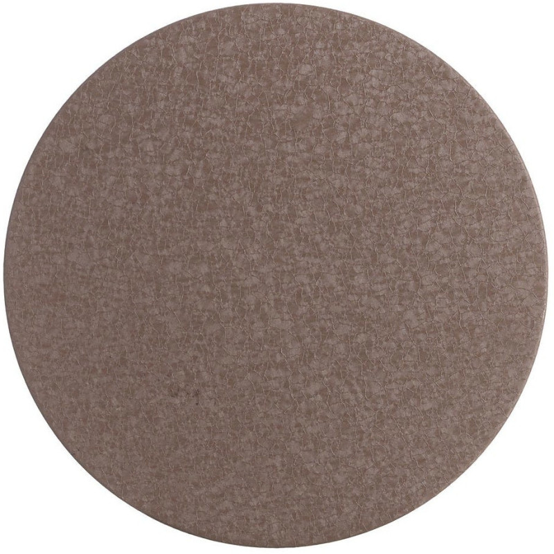 Table d'appoint design moderne Ronde 33 cm Métal Marron Bronce 