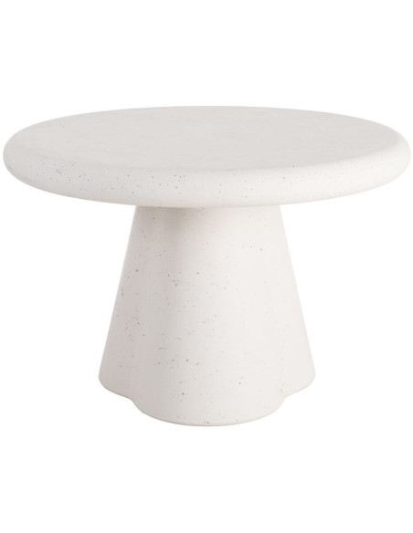 Table à manger design moderne Ronde 4 personnes 120 cm Bois MDF Terrazzo Micro-ciment Caliza 