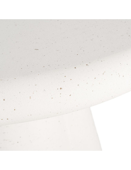 Table à manger design moderne Ronde 4 personnes 120 cm Bois MDF Terrazzo Micro-ciment Caliza 