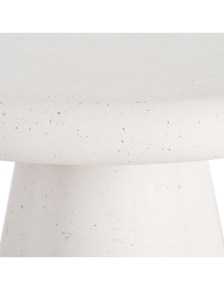 Table à manger design moderne Ronde 4 personnes 120 cm Bois MDF Terrazzo Micro-ciment Caliza 