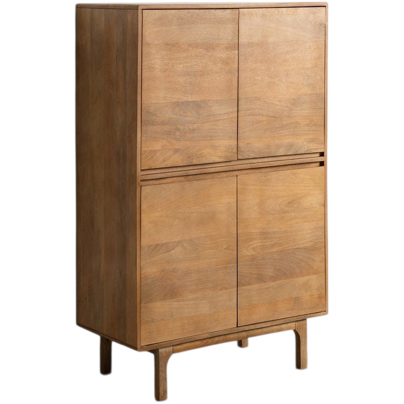 Armoire de rangement haute Japandi...