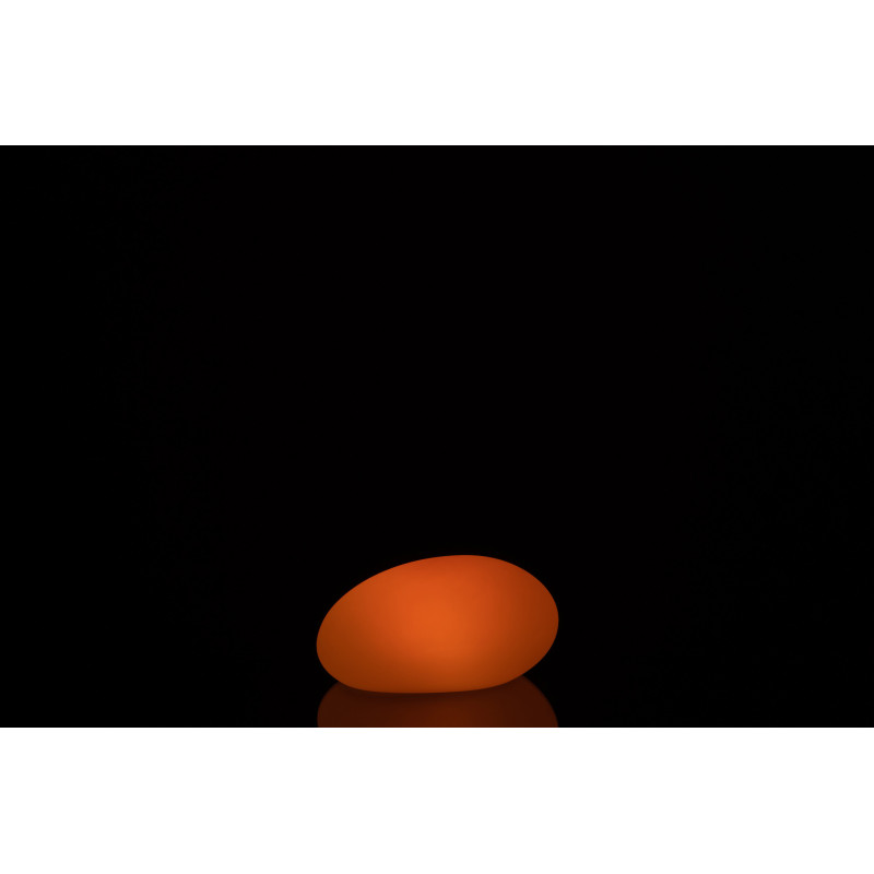 Lampe à poser Led 16 couleurs Ovale Rock 25 cm en Plastique Blanc - 4