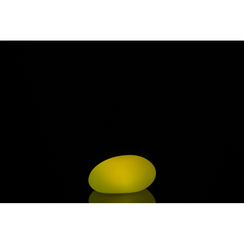 Lampe à poser Led 16 couleurs Ovale Rock 25 cm en Plastique Blanc - 6