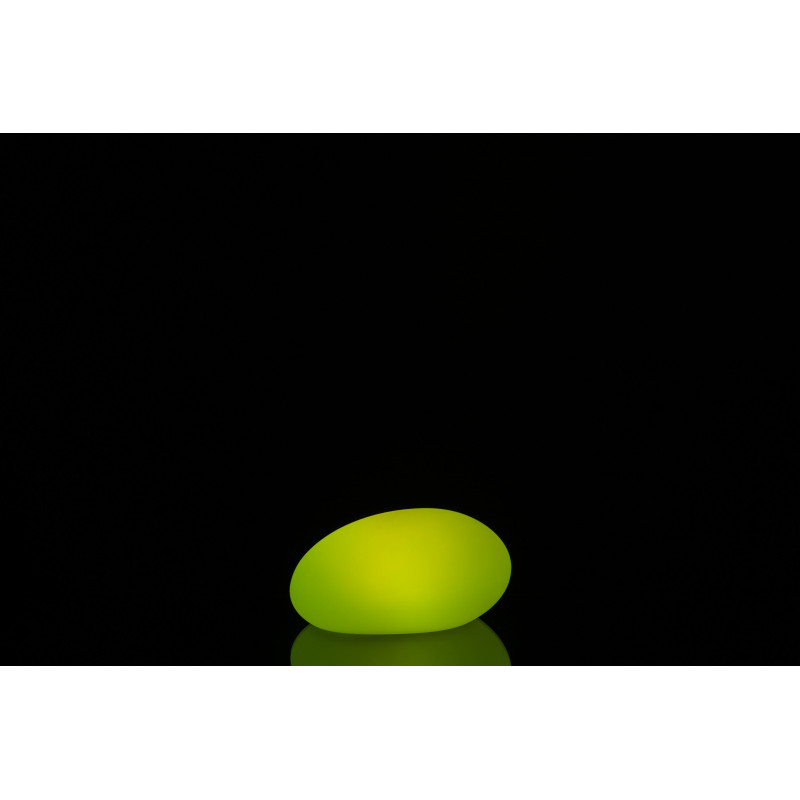 Lampe à poser Led 16 couleurs Ovale Rock 25 cm en Plastique Blanc - 7