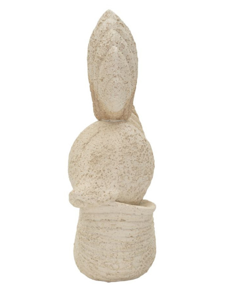 Sculpture déco Bord de mer Coquillages Hauteur 30 cm Résine Beige Shell 