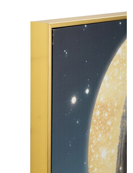 Grande Toile murale imprimée lumineuse 70x100 cm Cadre doré Venus 