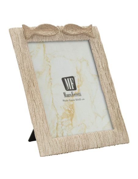 Grand Cadre photo Bord de mer Poissons pour photo 20x25 cm Résine Beige Verre Sand 
