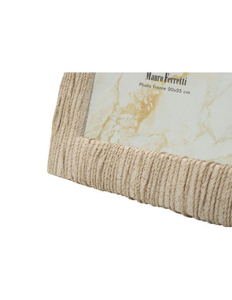 Grand Cadre photo Bord de mer Poissons pour photo 20x25 cm Résine Beige Verre Sand 