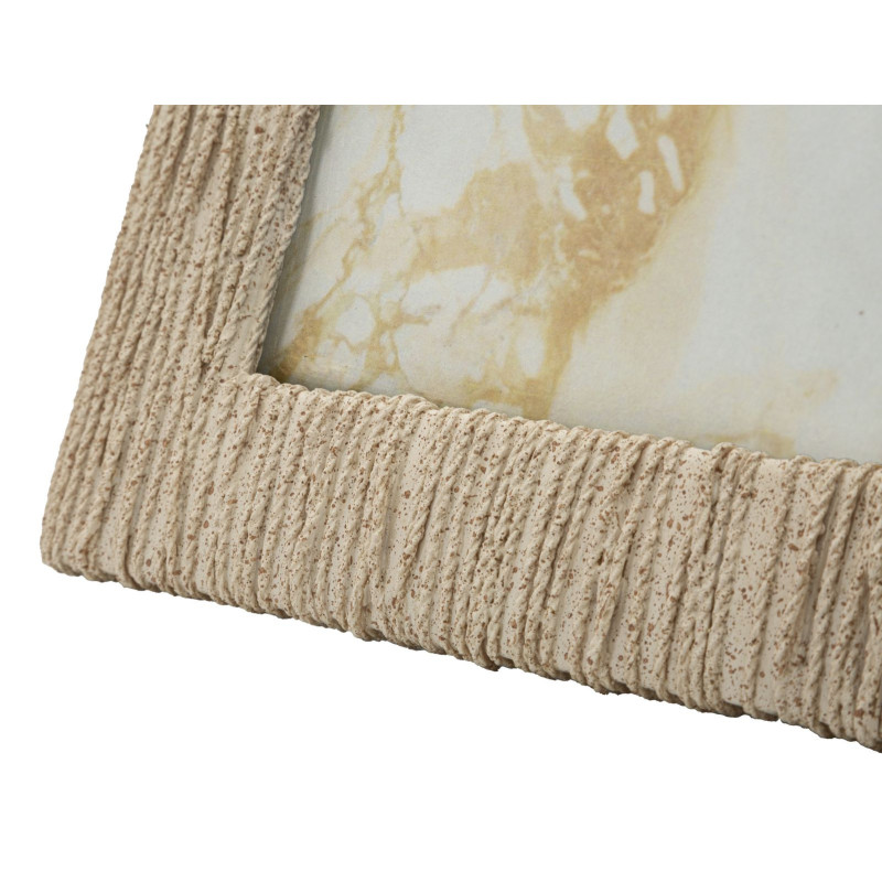 Cadre photo Bord de mer Poissons pour photo 15x20 cm Résine Beige Verre Sand 